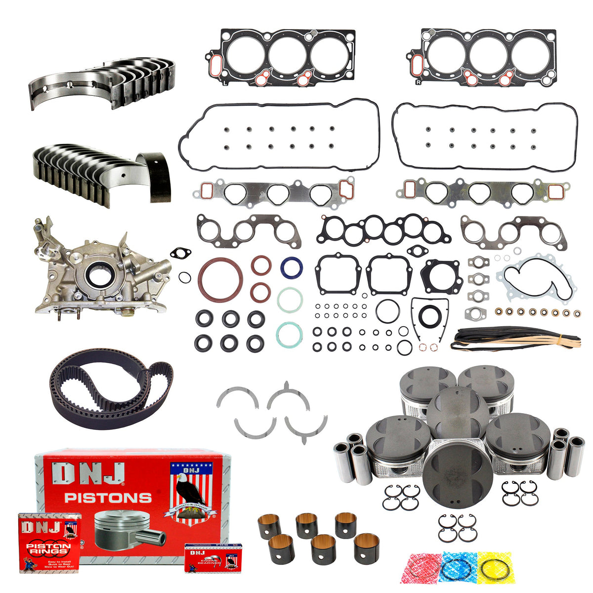 DNJ Master Engine Rebuild Kit 2000-2003 Toyota 3.0L