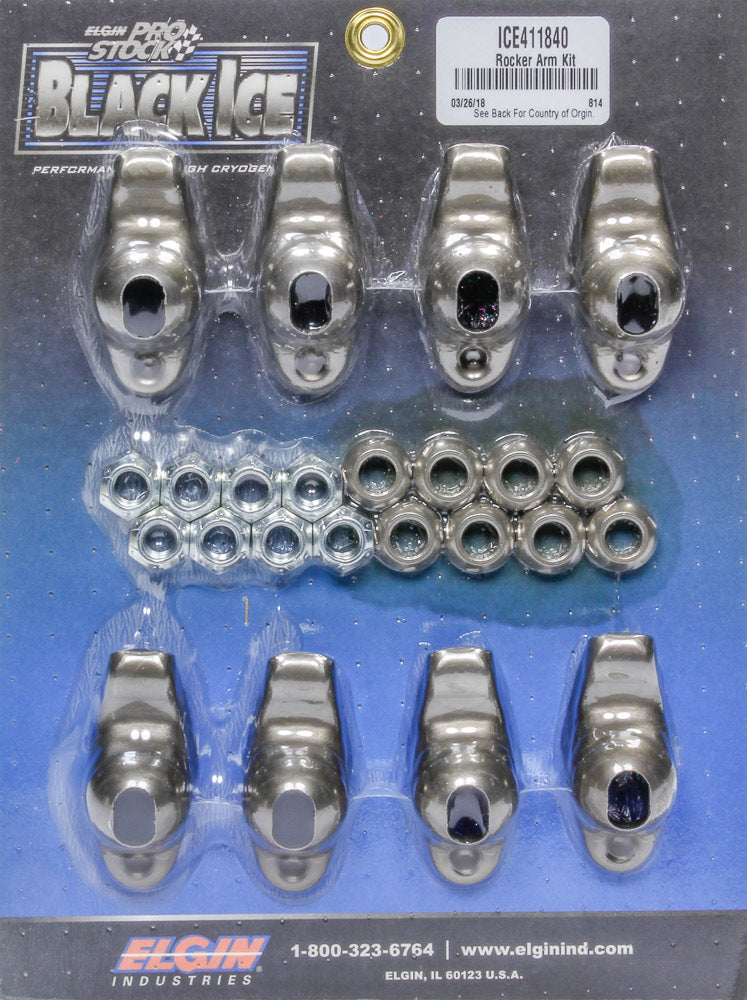 Elgin SBC B/I Rocker Arm Kit 1.50 Ratio 7/16 Stud - ICE411840