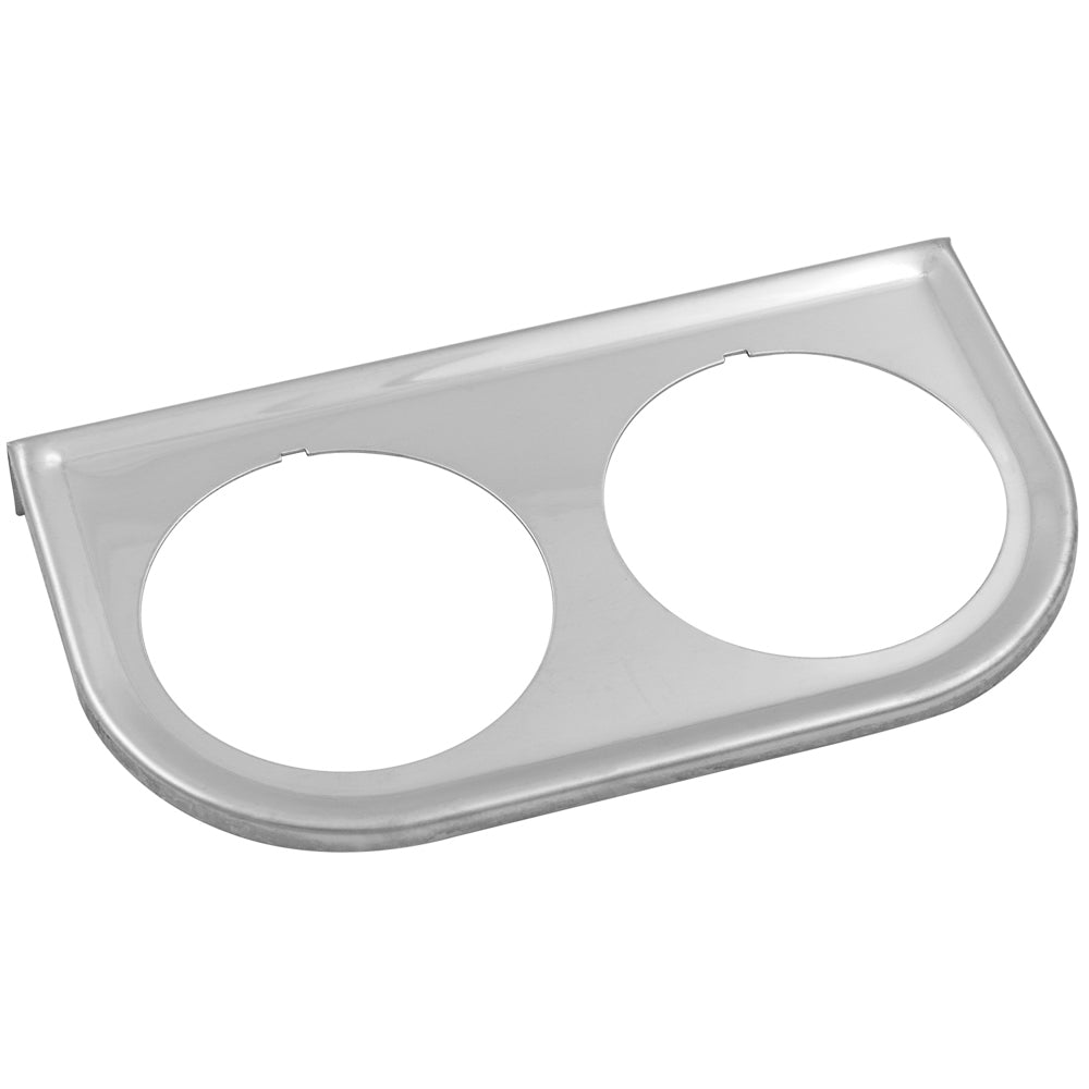 Equus Gauge Mount Panel 2 in Chrome Double - E9822