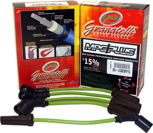 Granatelli MPG Plus 0-Ohm Spark Plug Wires for 1997-1998 Subaru Legacy/Impreza 2.2L – 34-1724MPG