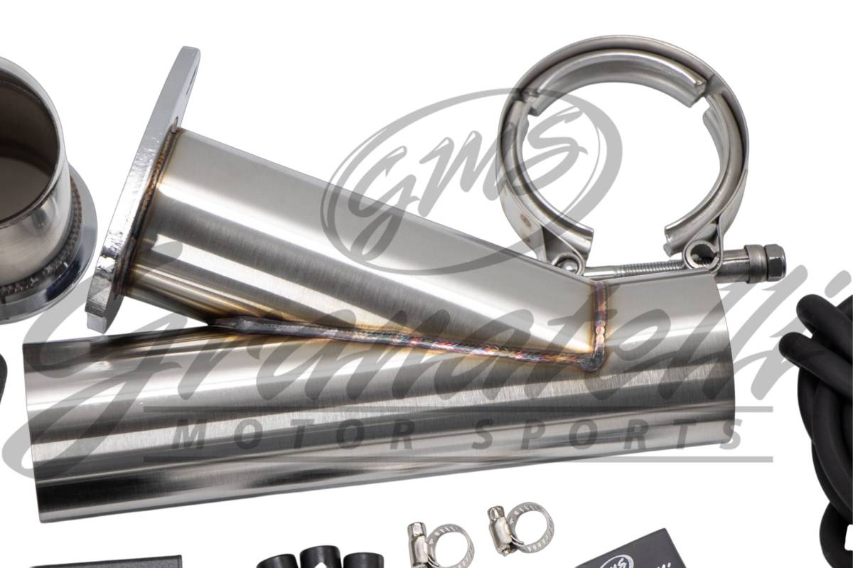 Granatelli Dual 3" Vacuum/Pressure-Controlled Exhaust Cutout Kit, Stainless Steel Weld-In – 309630K