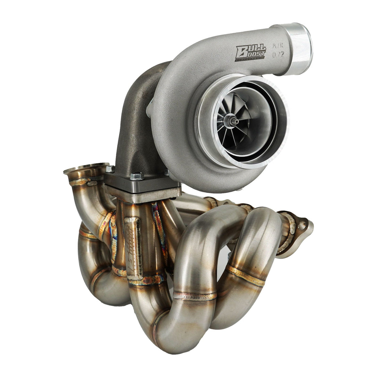Bull Boost K Series FG2 FA5 T3 .82 Turbo Manifold Kit Civic Si Ram Horn Honda K Swap K20 K24 EG EK