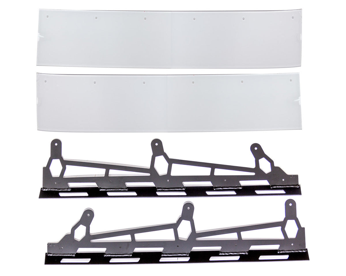 ABC Spoiler 6.5in x 60in 70 Degree Black - 6616737B