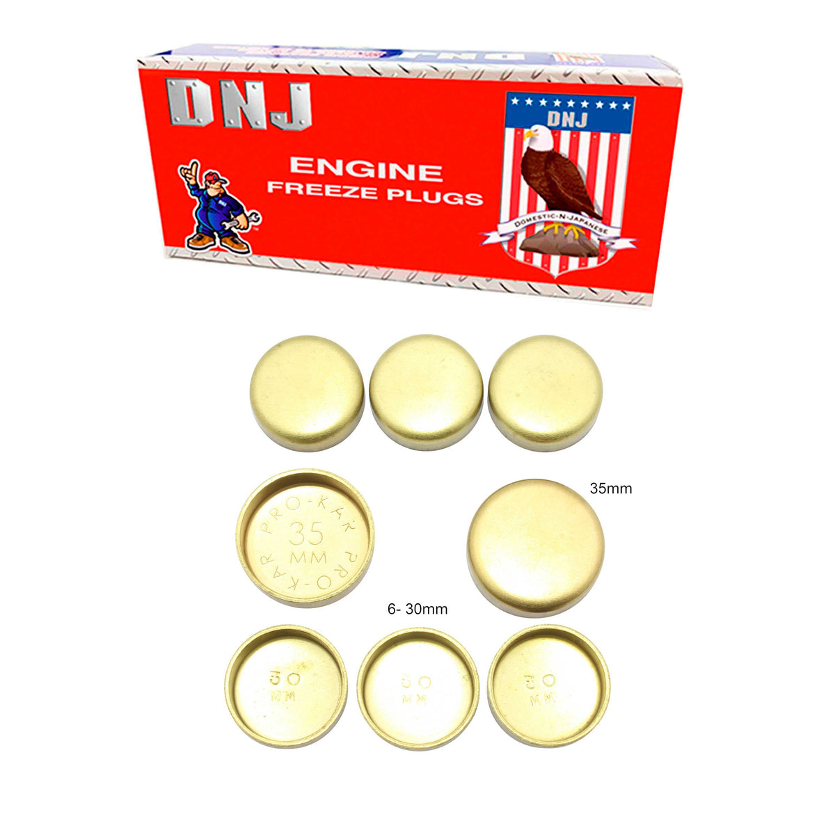 DNJ 1995 Ford Aspire 1.3L Expansion Plug