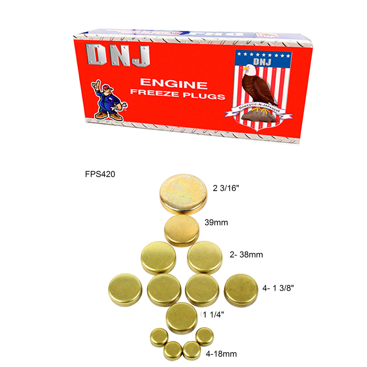 DNJ 2003 Ford Focus 2.0L Expansion Plug