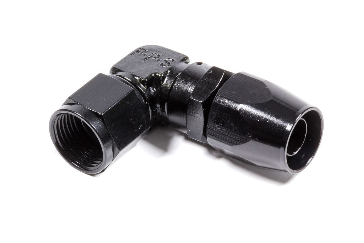 #10 x 90 Low Profile Forged Hose End Black - 109110BL