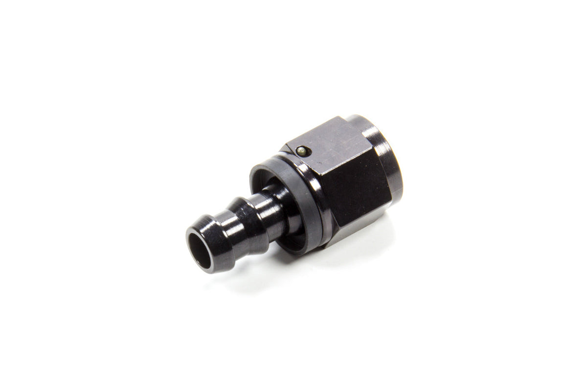 Hose Fitting Push Lock #10 Str to #8 Hose Black - 200109BL