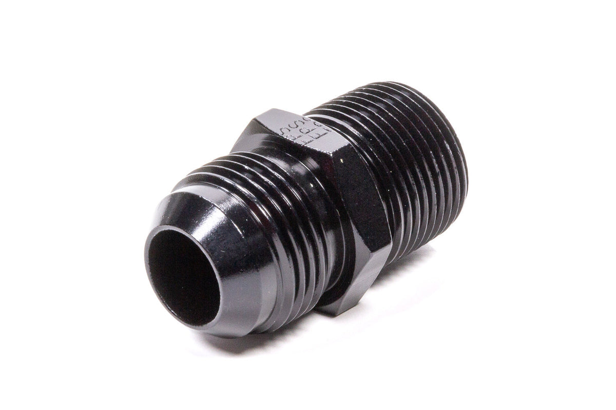 Straight Adapter Fitting #10 x 3/8 MPT Black - 481611BL
