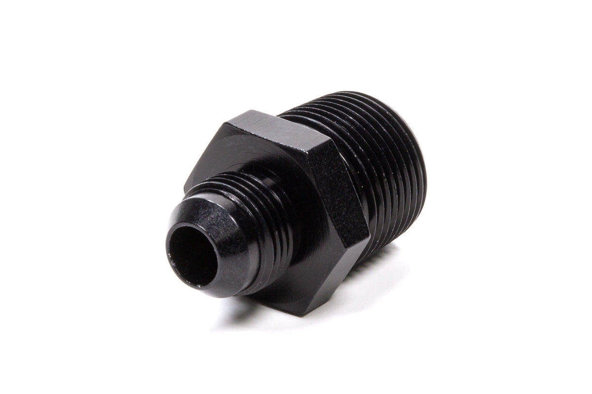 Straight Adapter Fitting #16 x 1 MPT Black - 481616BL