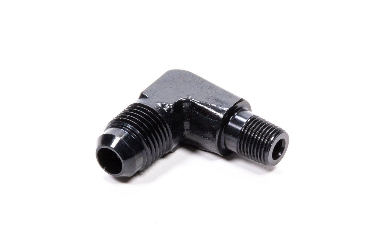 90 Deg Adapter Fitting #6 x 1/8 MPT Black - 482262BL
