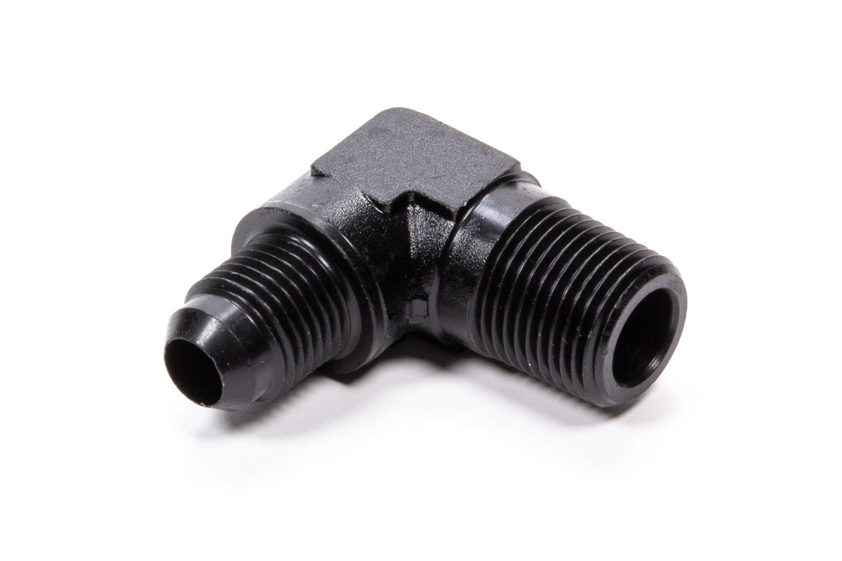 90 Deg Adapter Fitting #6 x 1/2 MPT Black - 482268BL