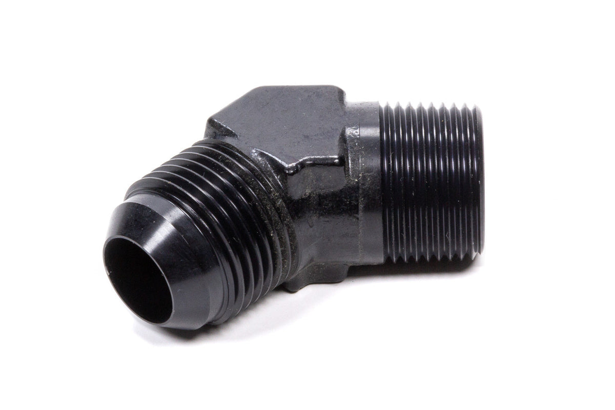 45 Deg Adapter Fitting #12 x 3/4 MPT Black - 482312BL