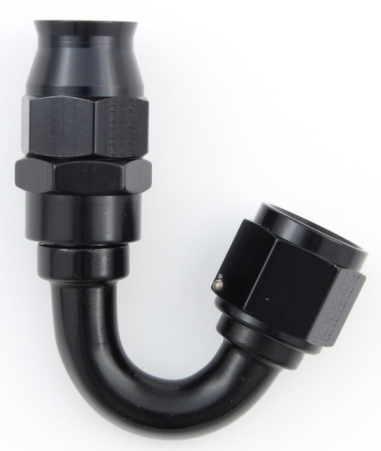 Hose Fitting #10 150 Deg PTFE Black - 681510BL