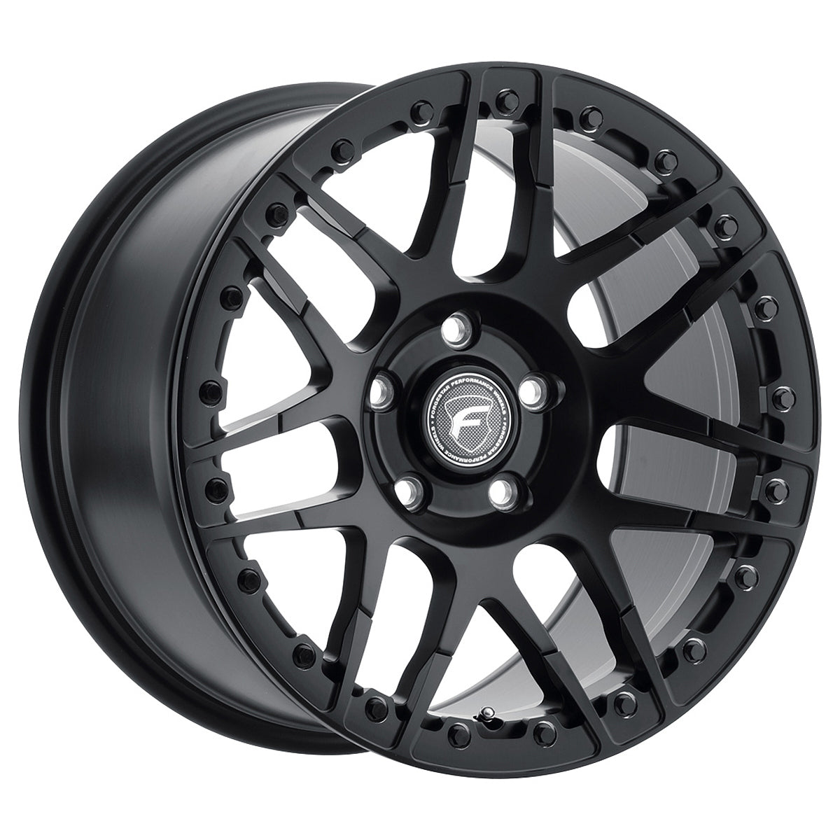Forgestar Wheels Wheel Beadlock Matte Black 15X10 - F282B0022725