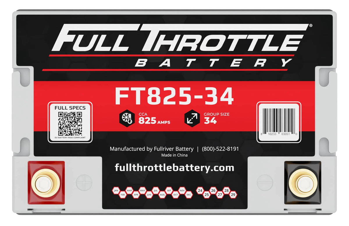 MeLe Design Full Throttle FT825-34 AGM Battery