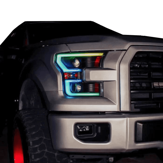 RGB Halo Kits Ford F150 Multicolor Flow DRL Boards (2018-2020)