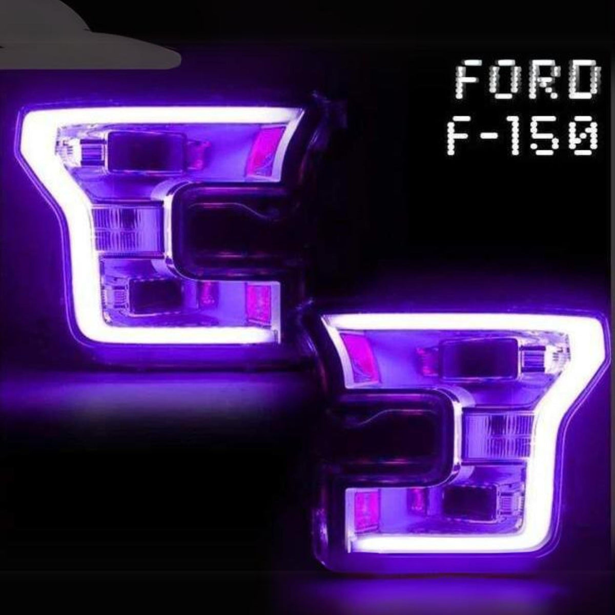 RGB Halo Kits Ford F150 multicolor Flow DRL Boards (2015-2017)