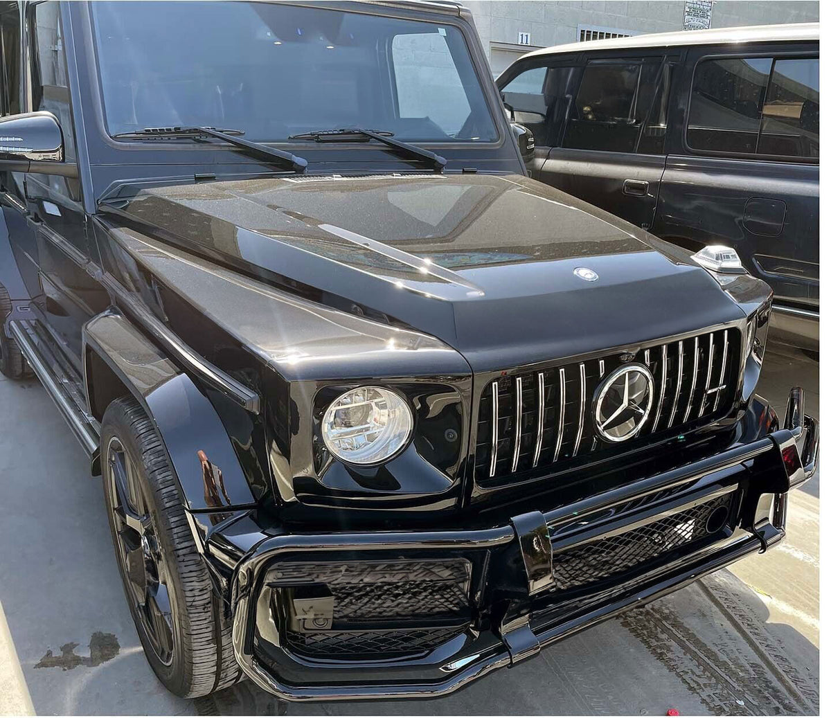Bull Boost G500 G550 To 2022 + G63 Full Upgrade Body Kit Bumper Fenders Hood Facelift Guard