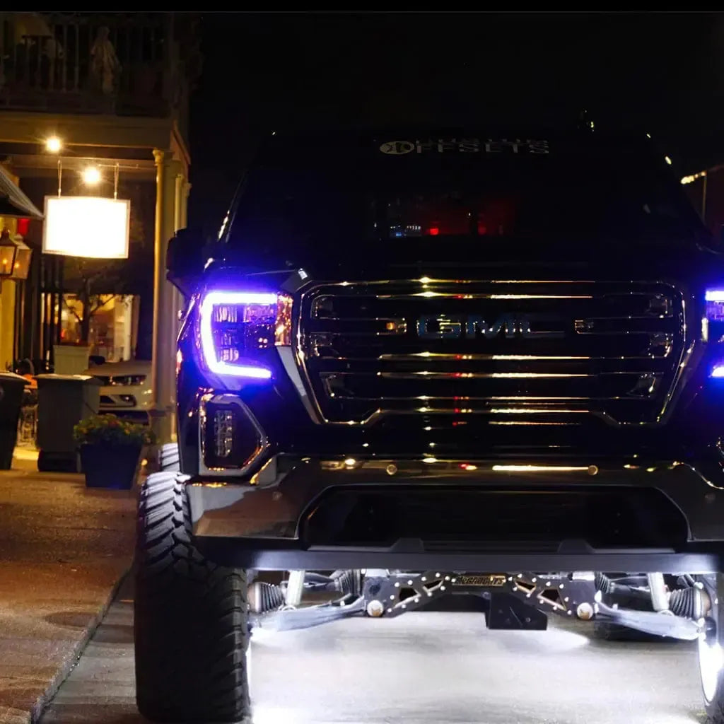 RGB Halo Kits GMC Sierra 1500 Multicolor RGBW DRL Boards (2019-2022)