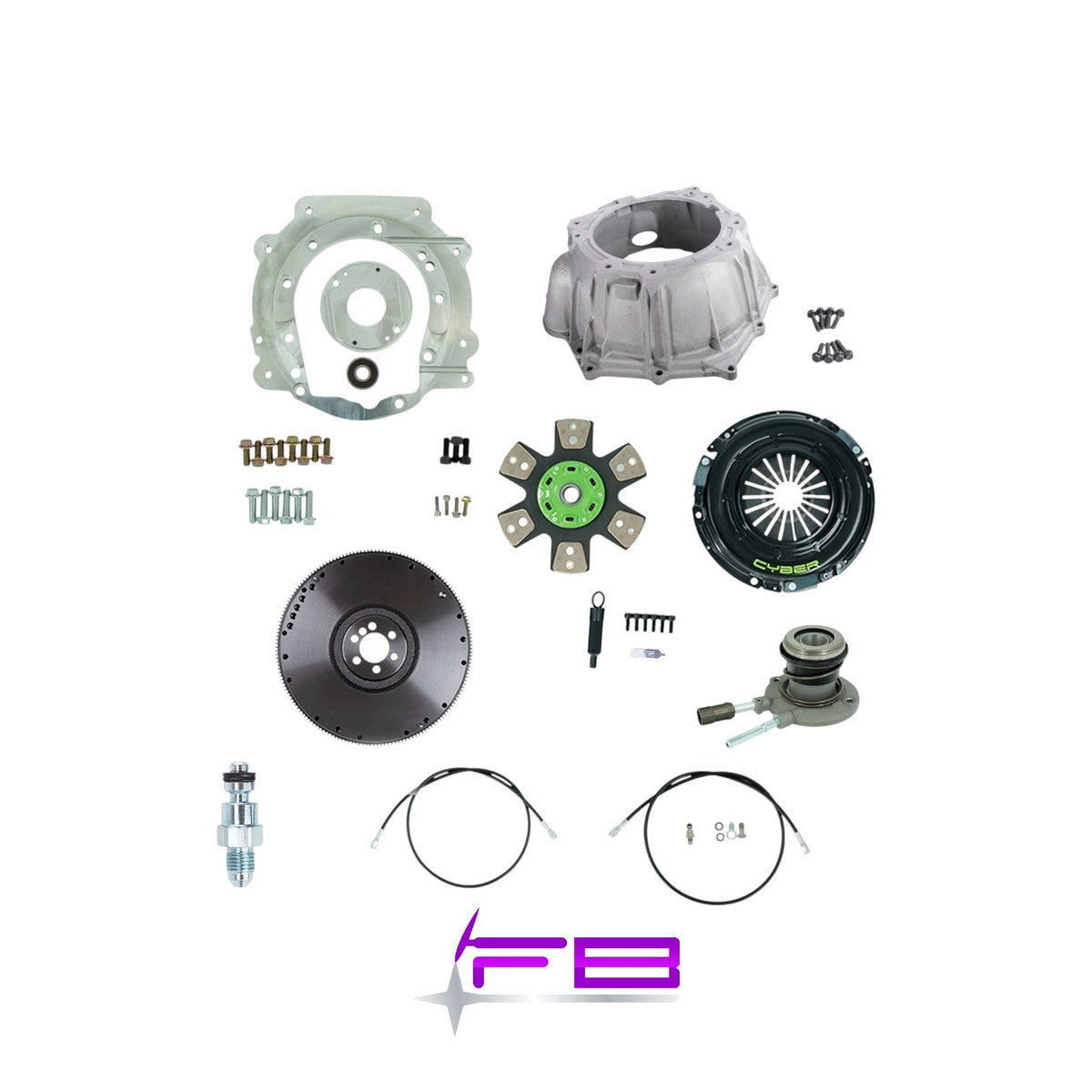 FABbot GM LS to AR5 Transmission Adapter Bundle
