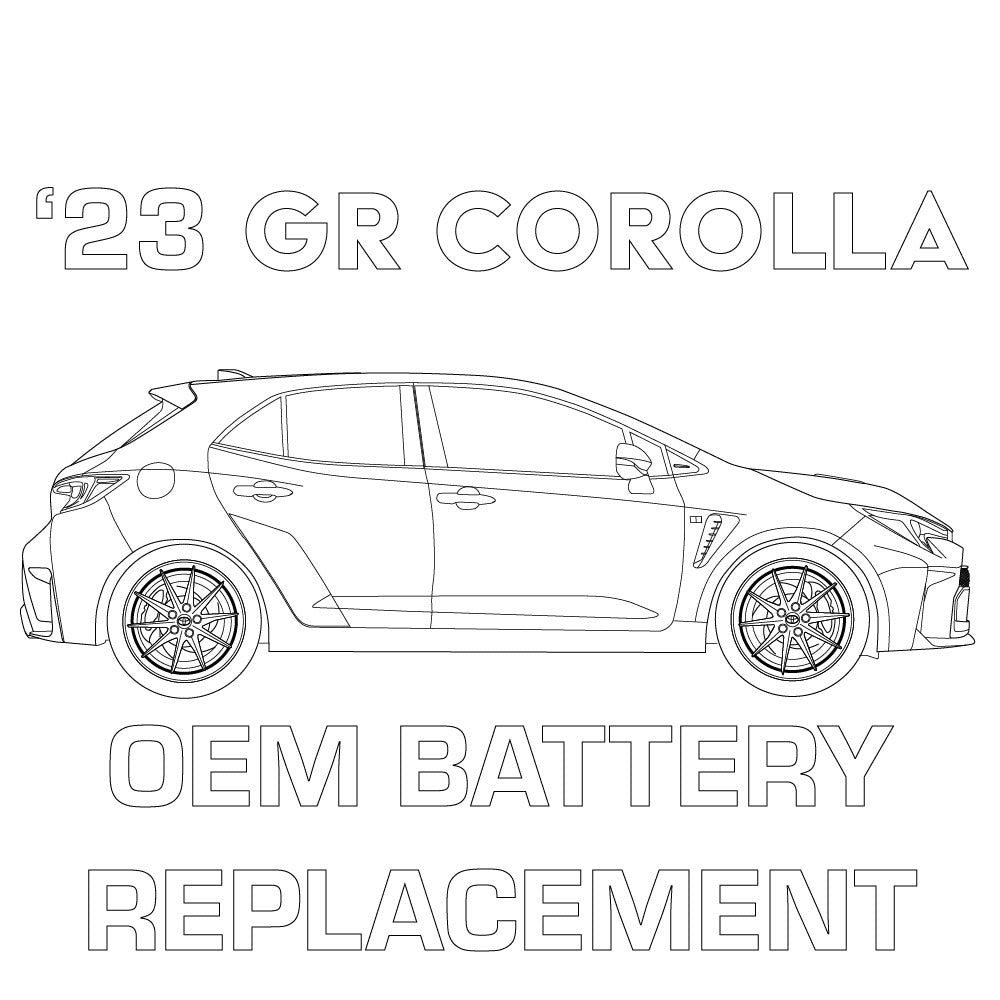 MeLe Design 2023+ GR Corolla Lithium Performance Battery