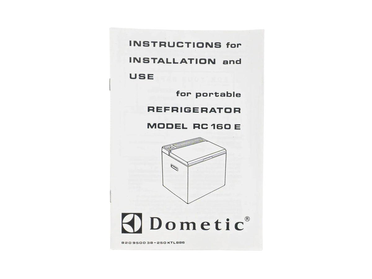 BARGAIN BASEMENT - Dometic RC160E Refrigerator Manual