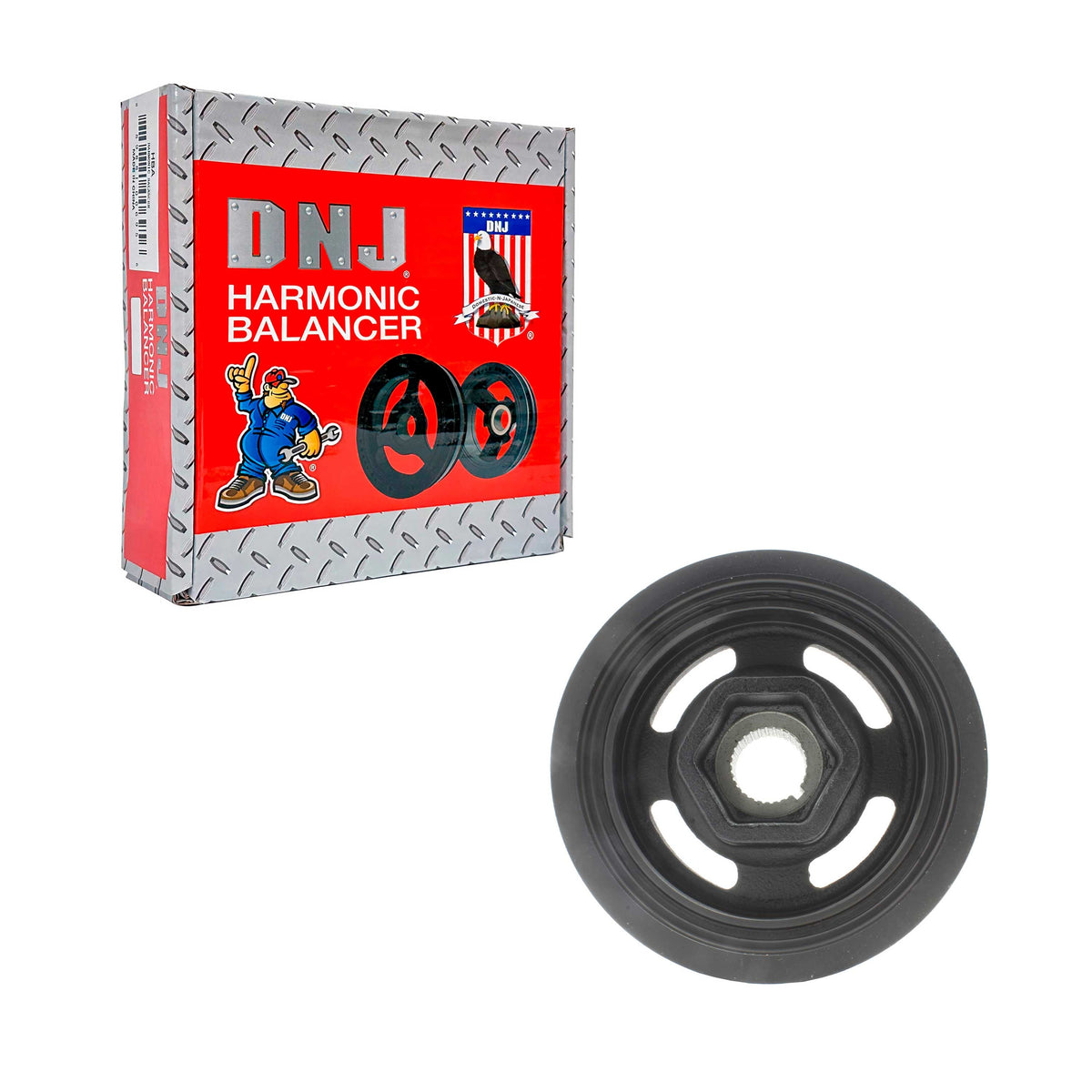DNJ Harmonic Balancer 2007-2014 Acura, Honda 2.4L