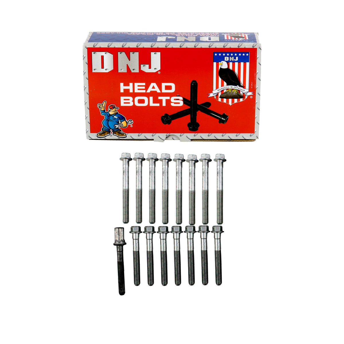 DNJ 1990 Chevrolet Beretta 3.1L Cylinder Head Bolt