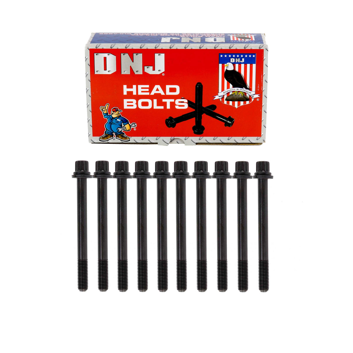 DNJ 2005 Kia Rio 1.6L Cylinder Head Bolt