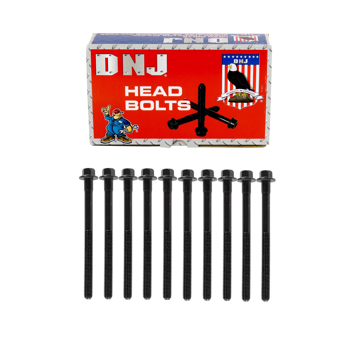 DNJ 1995 Ford Escort 1.9L Cylinder Head Bolt