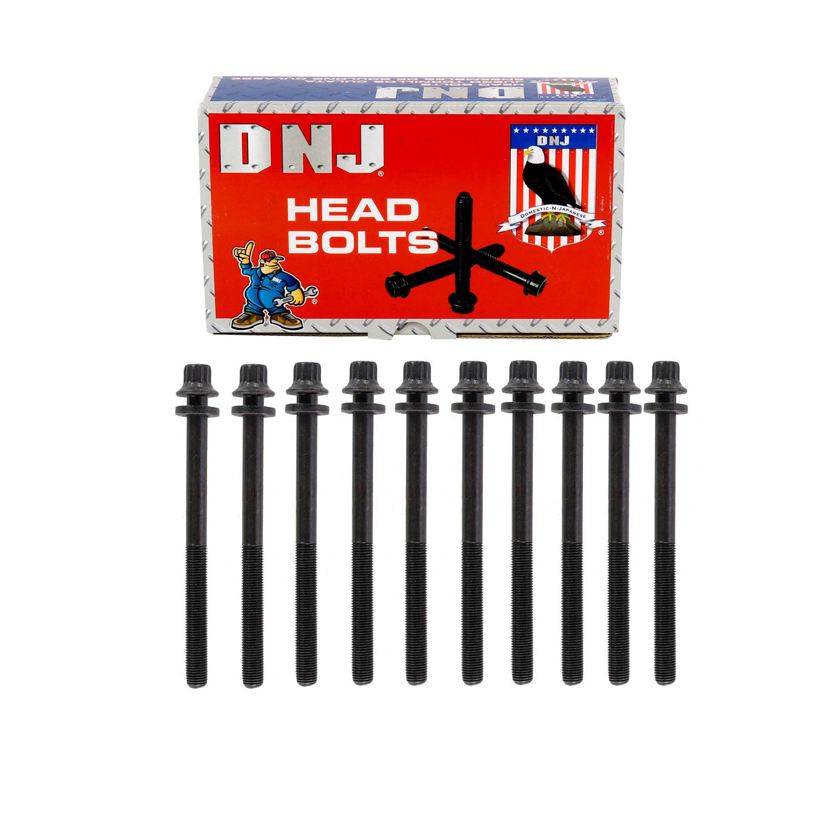 DNJ 2000 Kia Sephia 1.8L Cylinder Head Bolt