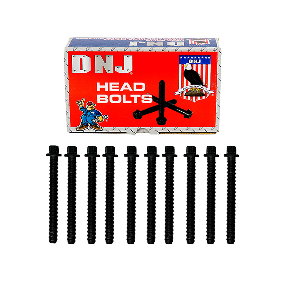 DNJ 1996 BMW 318i 1.9L Cylinder Head Bolt