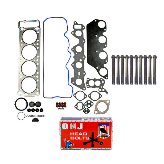Cylinder Head Gasket set with Head Bolt Kit 1981-1989 Chrysler, Dodge, Mitsubishi, Plymouth 2.6L