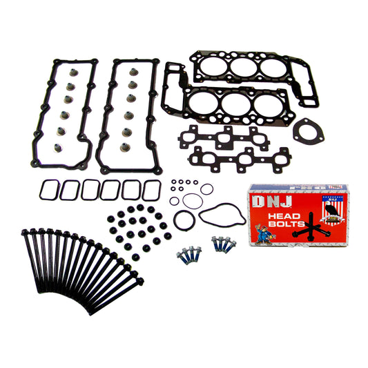 Cylinder Head Gasket set with Head Bolt Kit 2002-2005 Dodge, Jeep 3.7L