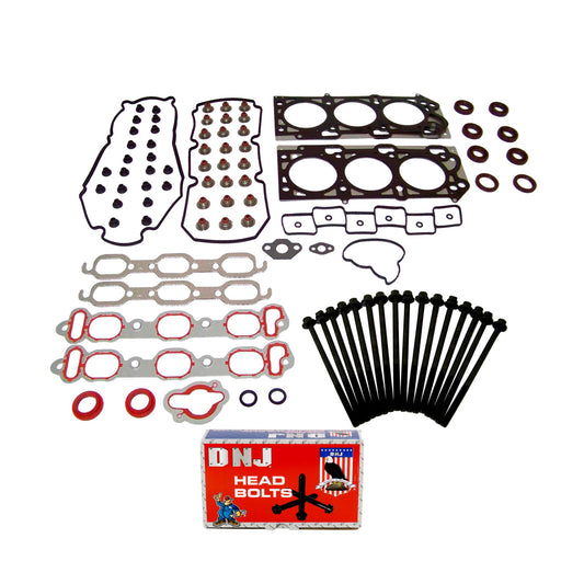 Cylinder Head Gasket set with Head Bolt Kit 1999-2002 Chrysler, Dodge, Plymouth 3.5L