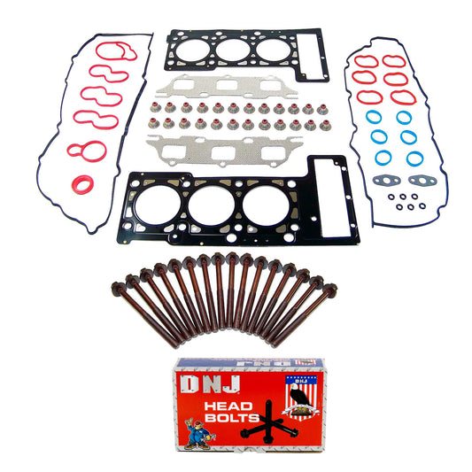 Cylinder Head Gasket set with Head Bolt Kit 2001-2010 Chrysler, Dodge 2.7L