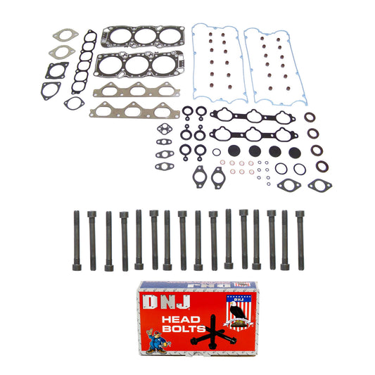 Cylinder Head Gasket set with Head Bolt Kit 1991-1999 Dodge, Mitsubishi 3.0L