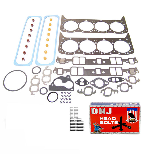 Cylinder Head Gasket set with Head Bolt Kit 1987-1996 AM General, Buick, Cadillac, Chevrolet, GMC, Oldsmobile, Pontiac 5.7L V8