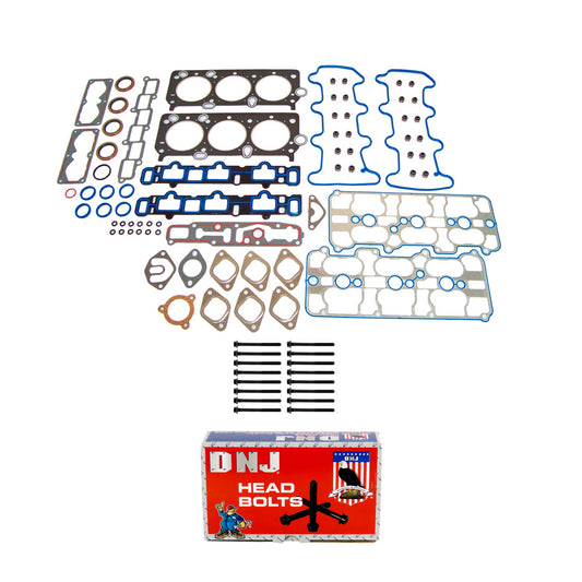 Cylinder Head Gasket set with Head Bolt Kit 1991-1995 Chevrolet, Oldsmobile, Pontiac 3.4L