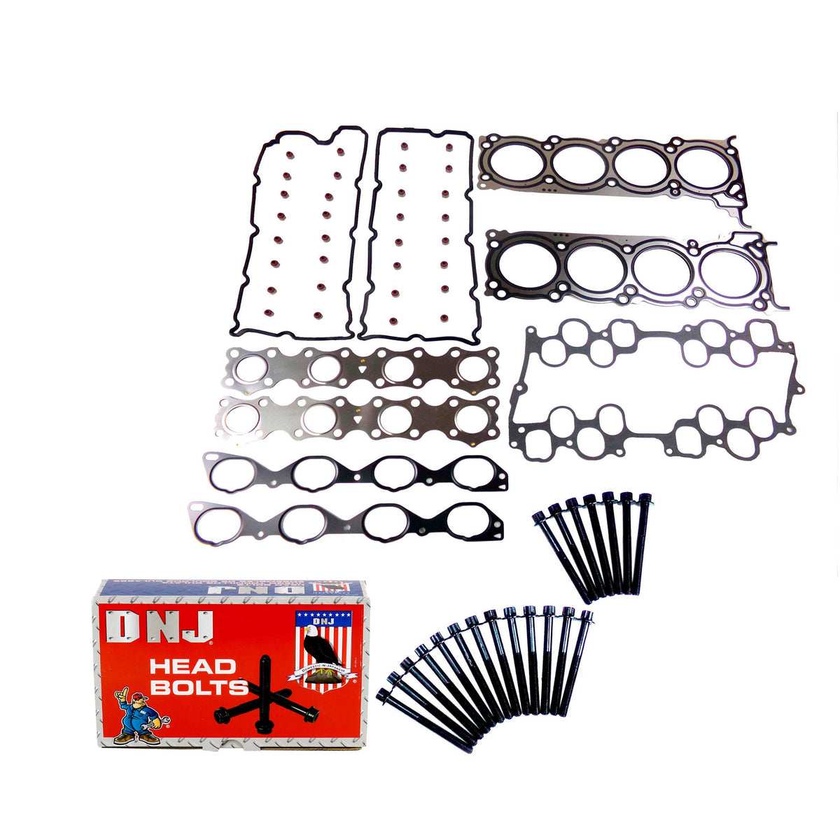 Cylinder Head Gasket set with Head Bolt Kit 2002-2010 INFINITI 4.5L