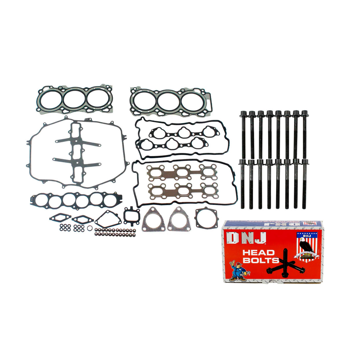Cylinder Head Gasket set with Head Bolt Kit 2007-2018 INFINITI, Nissan 3.5L