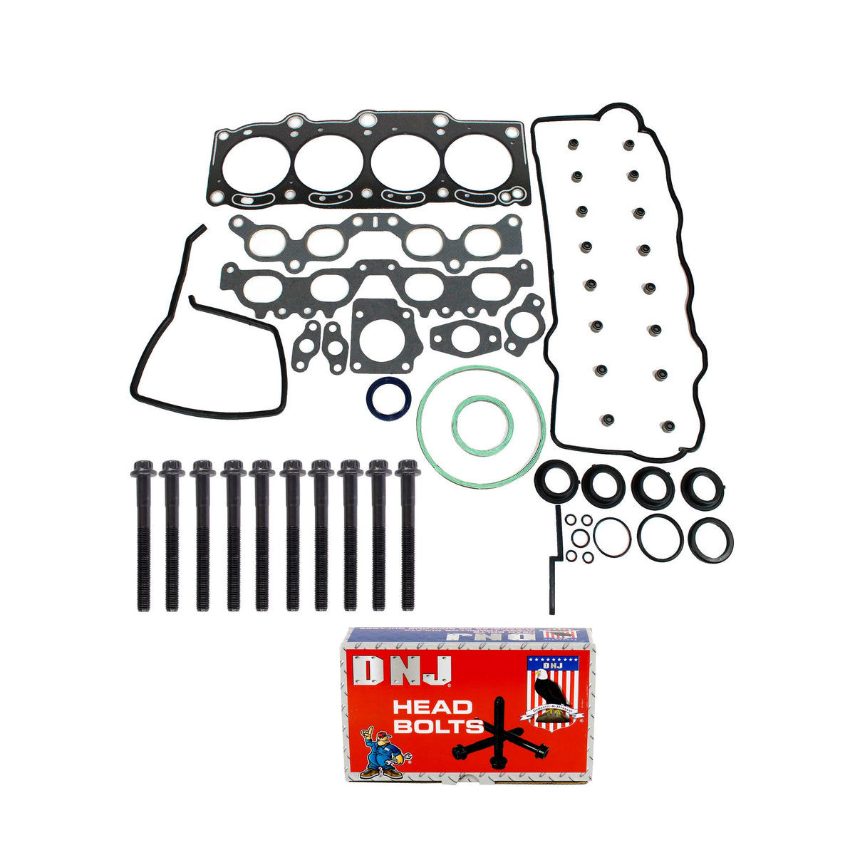 Cylinder Head Gasket set with Head Bolt Kit 1987-1991 Toyota 2.0L
