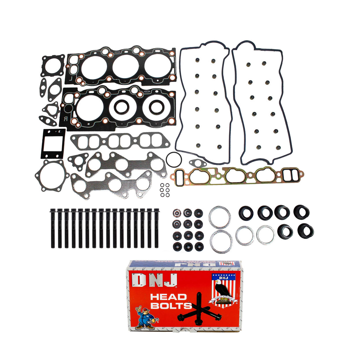Cylinder Head Gasket set with Head Bolt Kit 1988-1991 Lexus, Toyota 2.5L