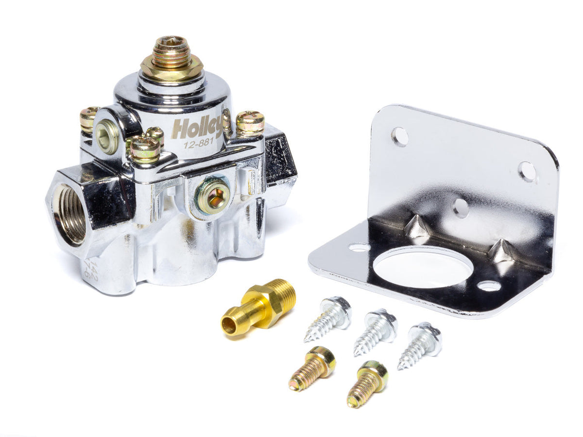 Holley Fuel Regulator Chrome 6 PSI