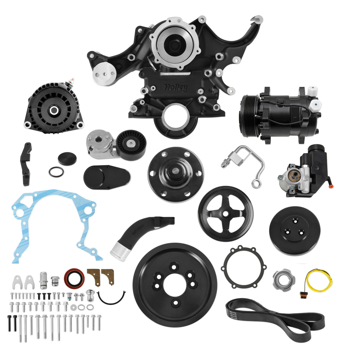 Holley Dress Up Accessory Brackets - 20370BK