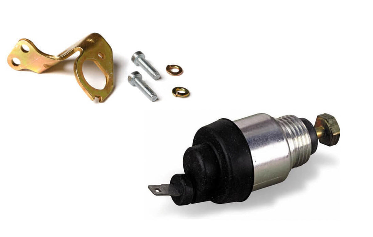 Holley Brackets Carburetor Solenoid Stainless Kit - 2092
