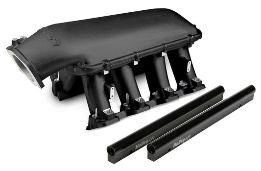 Holley Manifold Intake EFI LS Aluminum - 300123BK