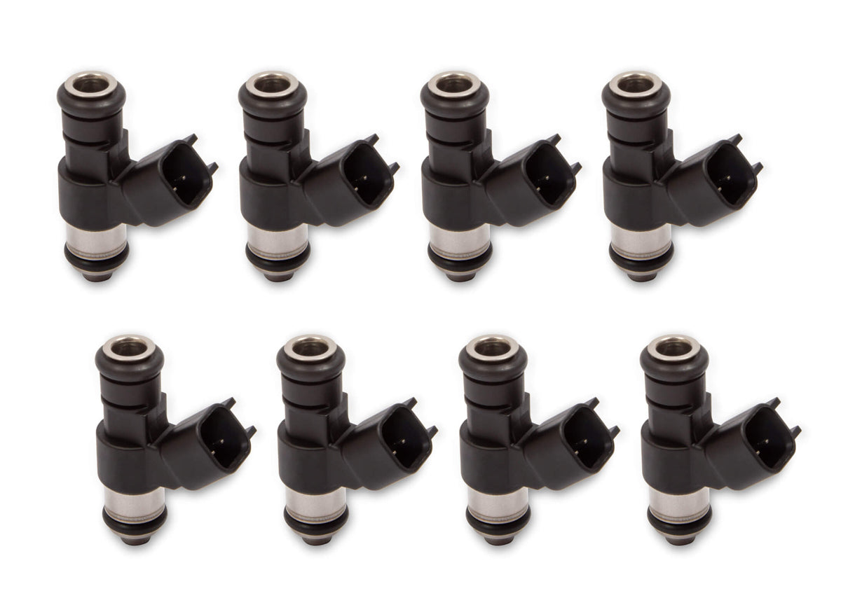 Holley 100 PPH Fuel Injectors 8pk High Impedance - 522108XFM