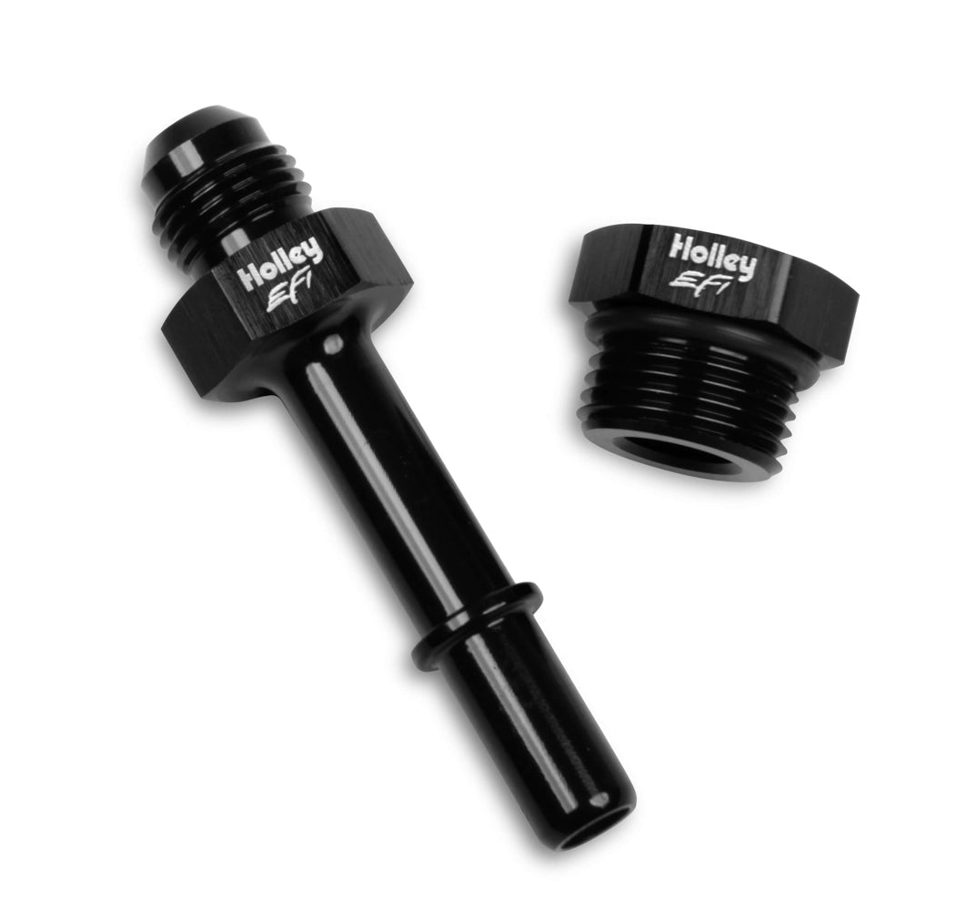 Holley Fuel Rail Adapter Kit Quick Connect GM Rail - 534211