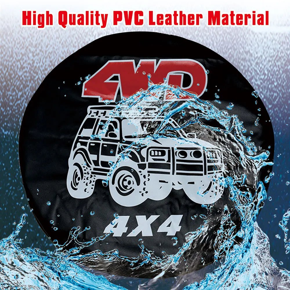 Auto Car Spare Wheel Cover | PVC Tire Protector for 14 15 16 Inch SUV